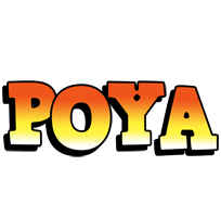 Poya sunset logo