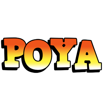 Poya sunset logo
