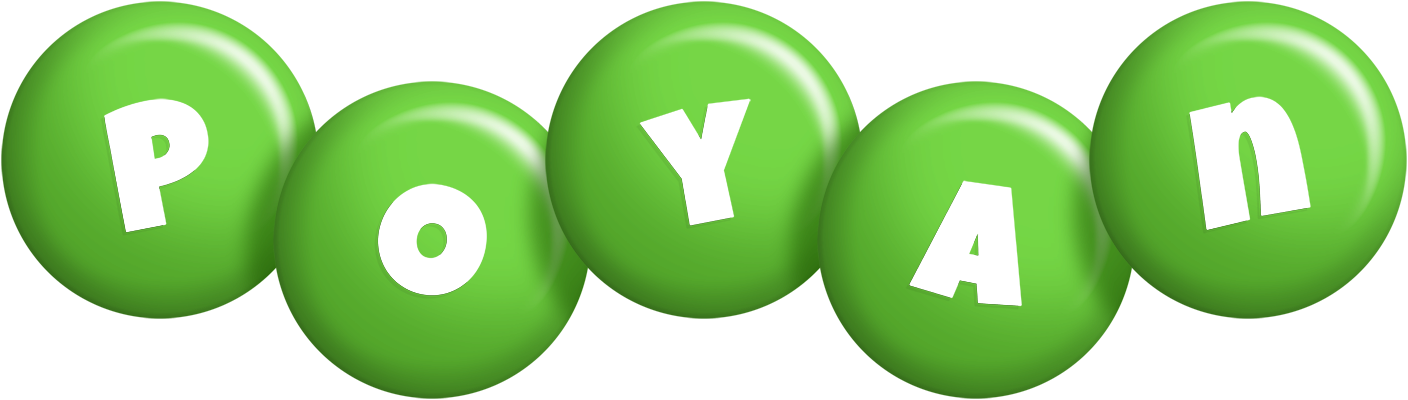 Poyan candy-green logo