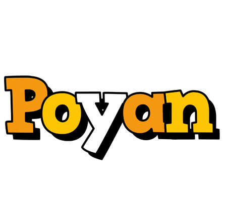 Poyan cartoon logo