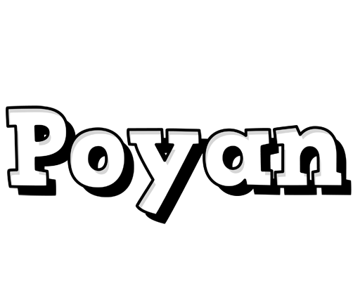 Poyan snowing logo