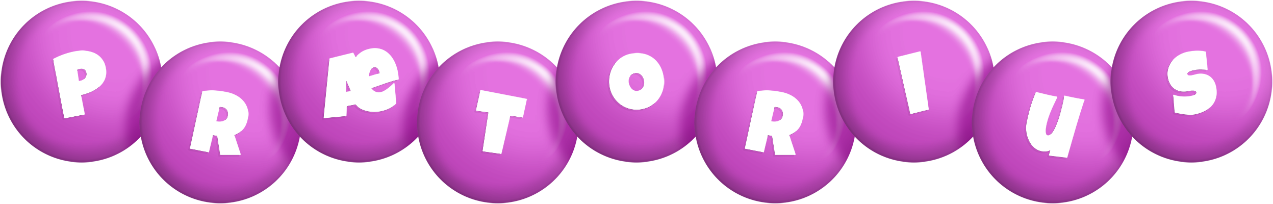 Prætorius candy-purple logo