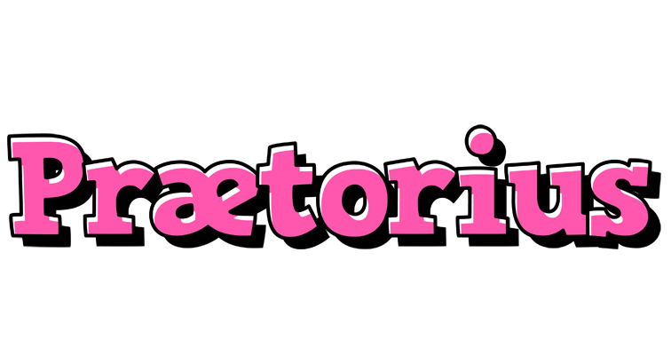 Prætorius girlish logo