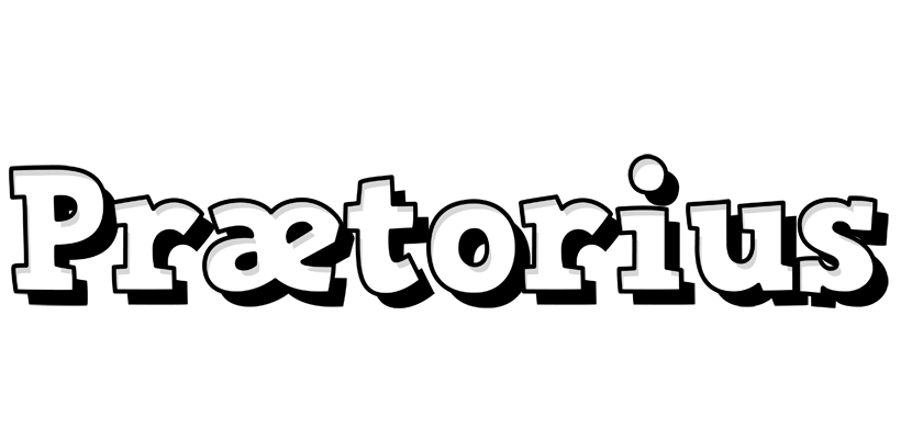 Prætorius snowing logo