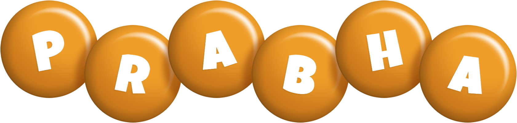 Prabha candy-orange logo