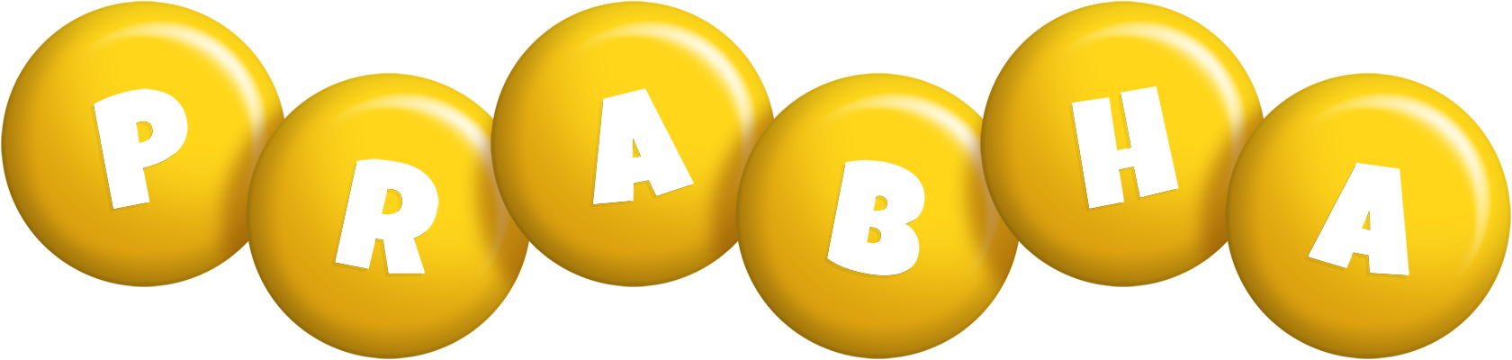 Prabha candy-yellow logo