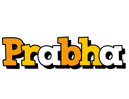 Prabha cartoon logo