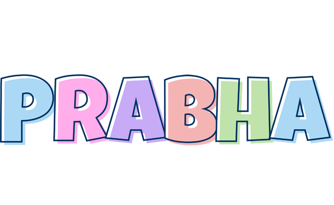 Prabha pastel logo