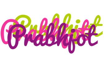 Prabhjot flowers logo