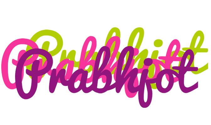 Prabhjot flowers logo