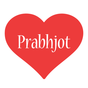 Prabhjot love logo