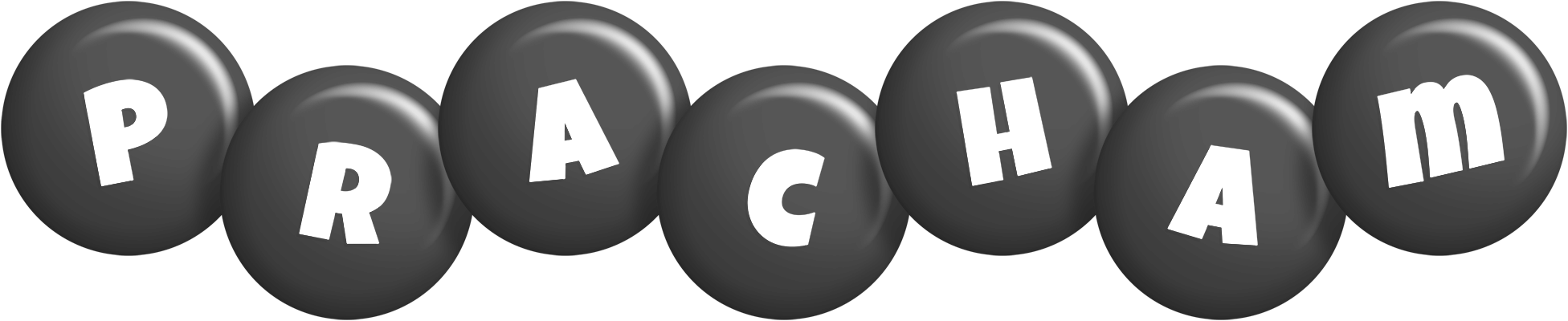 Pracham candy-black logo