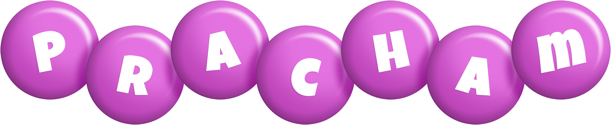 Pracham candy-purple logo