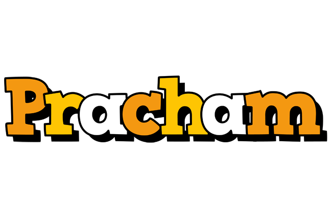 Pracham cartoon logo