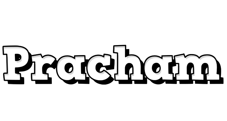 Pracham snowing logo