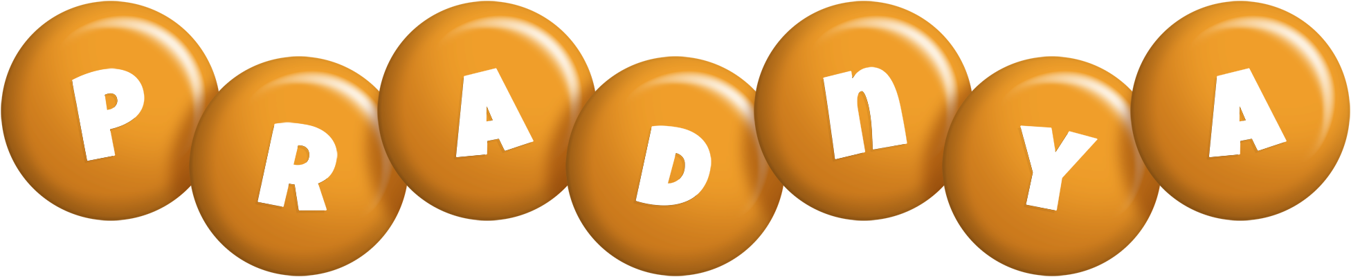 Pradnya candy-orange logo