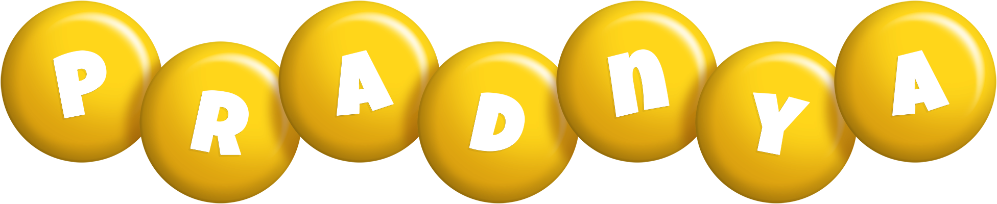 Pradnya candy-yellow logo