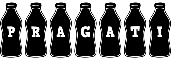 Pragati bottle logo