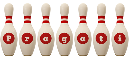 Pragati bowling-pin logo