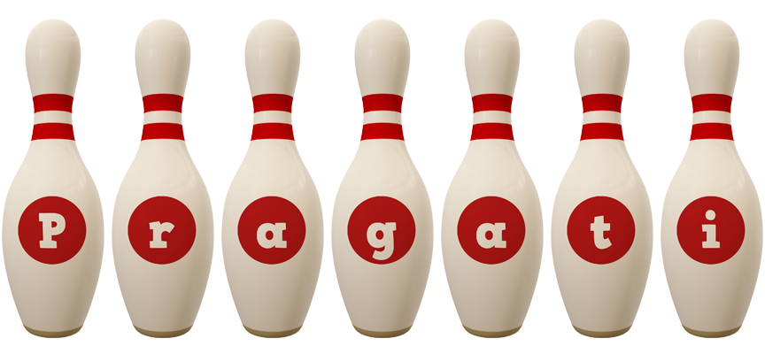Pragati bowling-pin logo