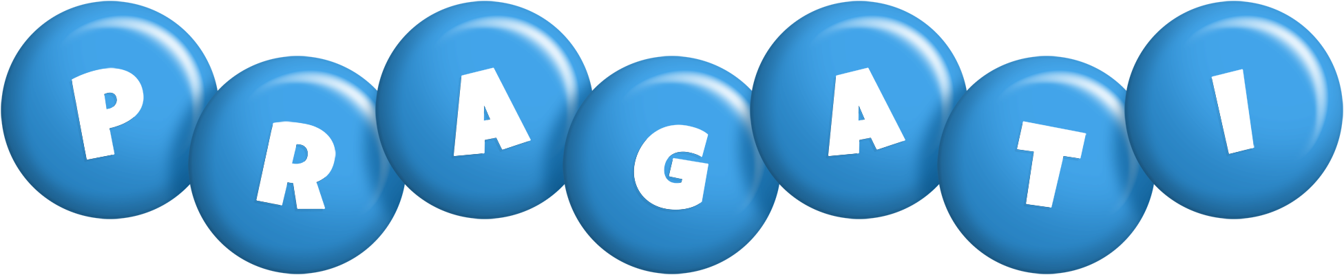 Pragati candy-blue logo