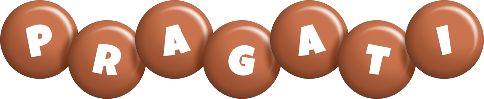 Pragati candy-brown logo