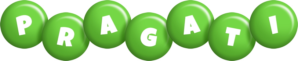 Pragati candy-green logo