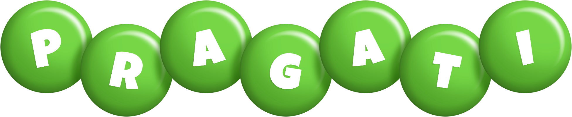 Pragati candy-green logo