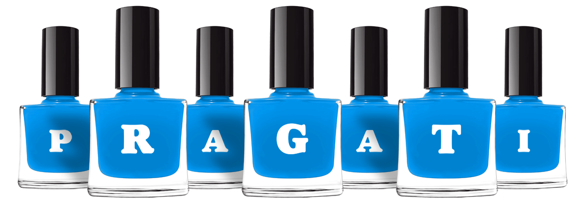 Pragati glossy logo