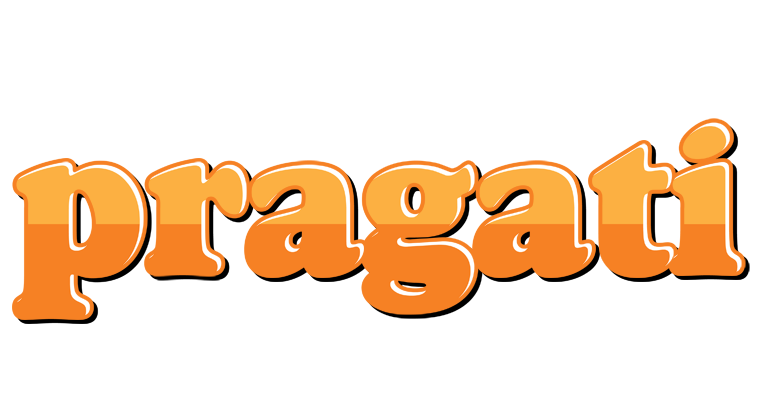 Pragati orange logo