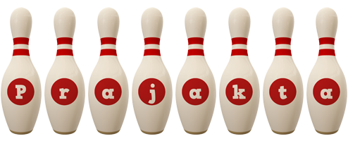 Prajakta bowling-pin logo
