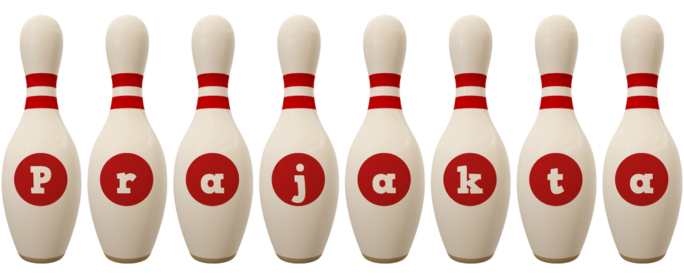 Prajakta bowling-pin logo