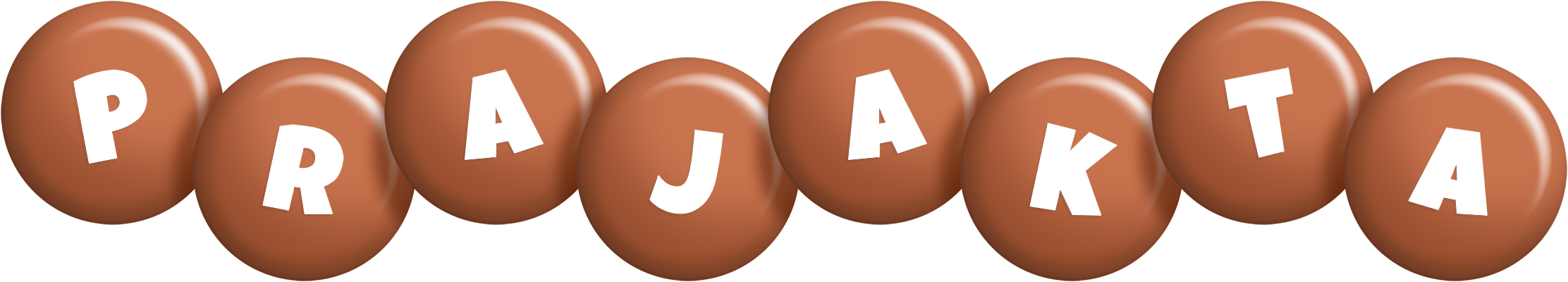 Prajakta candy-brown logo