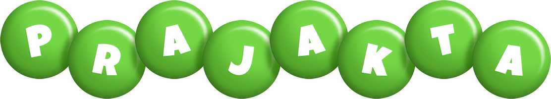 Prajakta candy-green logo