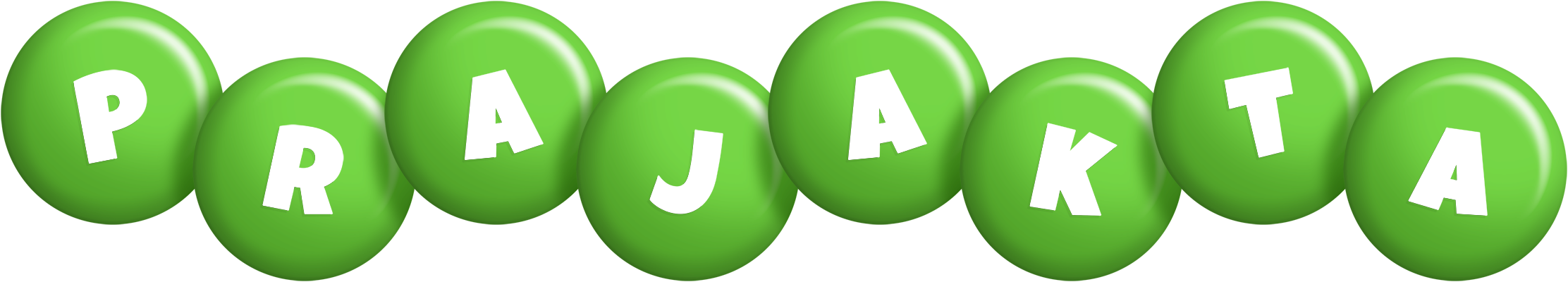 Prajakta candy-green logo