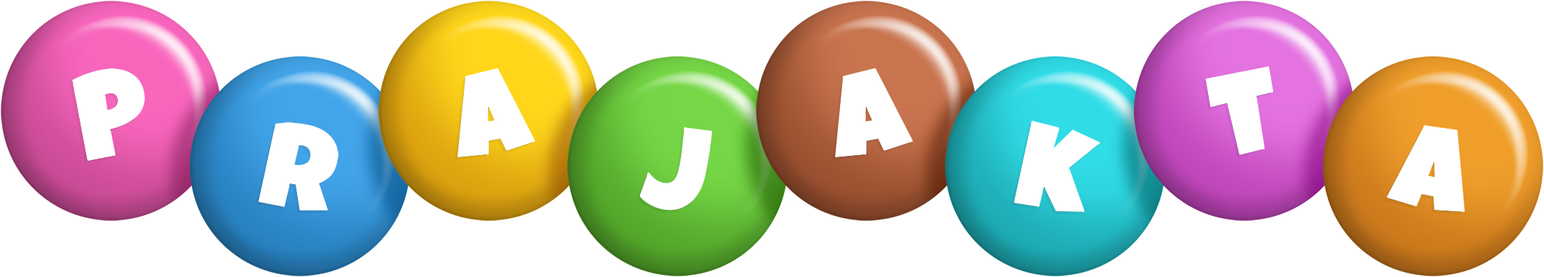 Prajakta candy logo