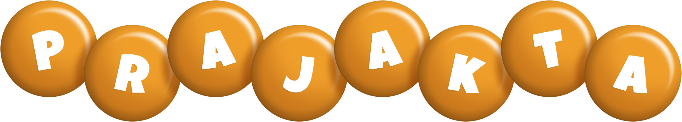 Prajakta candy-orange logo