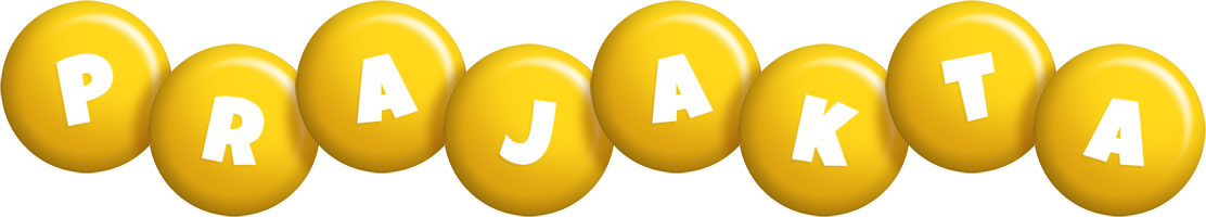Prajakta candy-yellow logo
