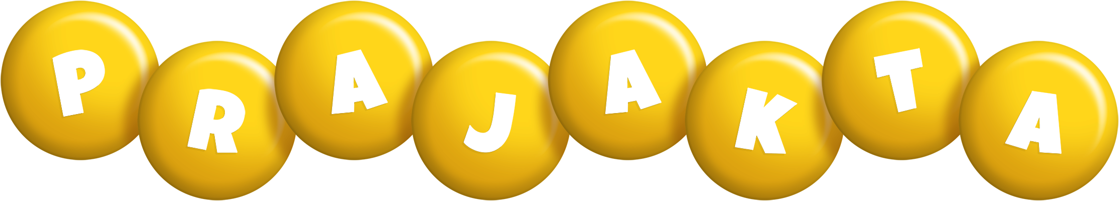Prajakta candy-yellow logo