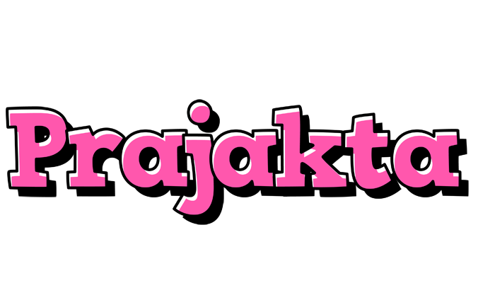 Prajakta girlish logo