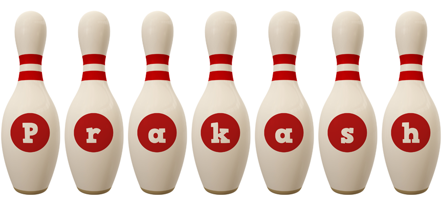 Prakash bowling-pin logo