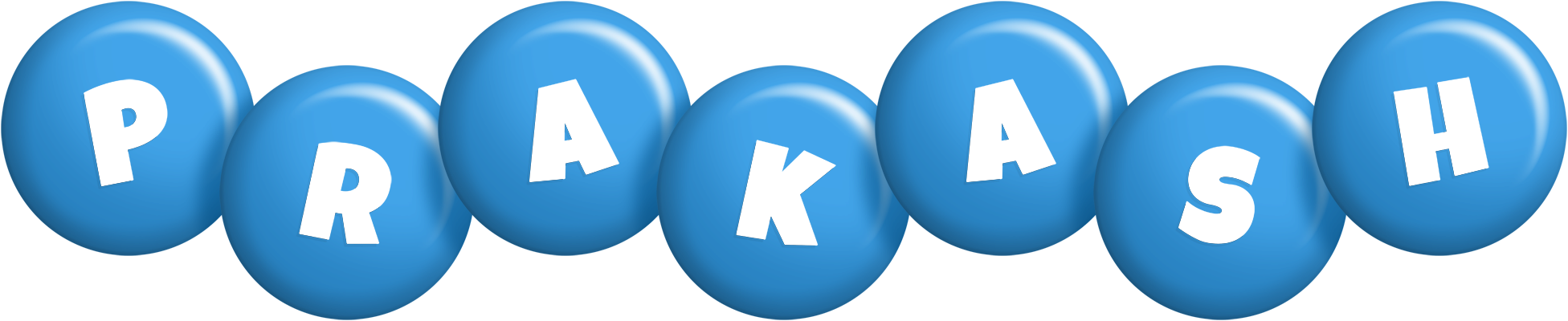 Prakash candy-blue logo