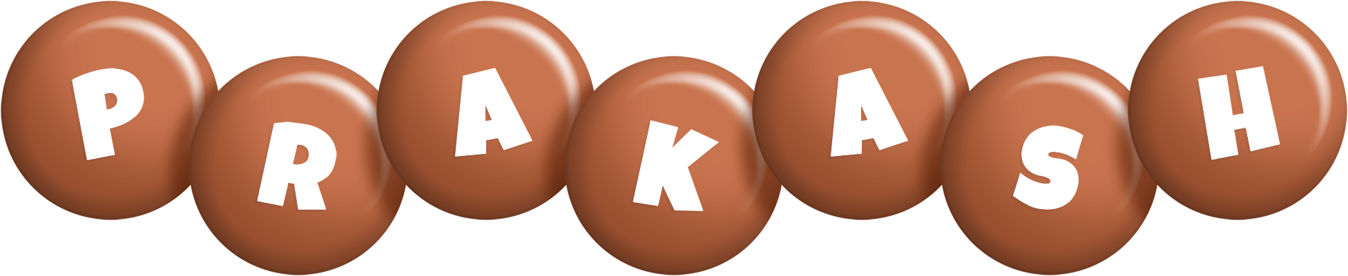Prakash candy-brown logo