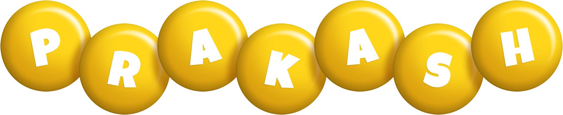 Prakash candy-yellow logo
