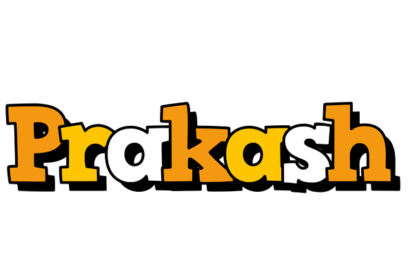 Prakash cartoon logo