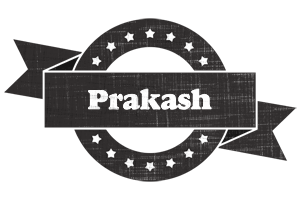 Prakash grunge logo