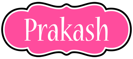 Prakash invitation logo