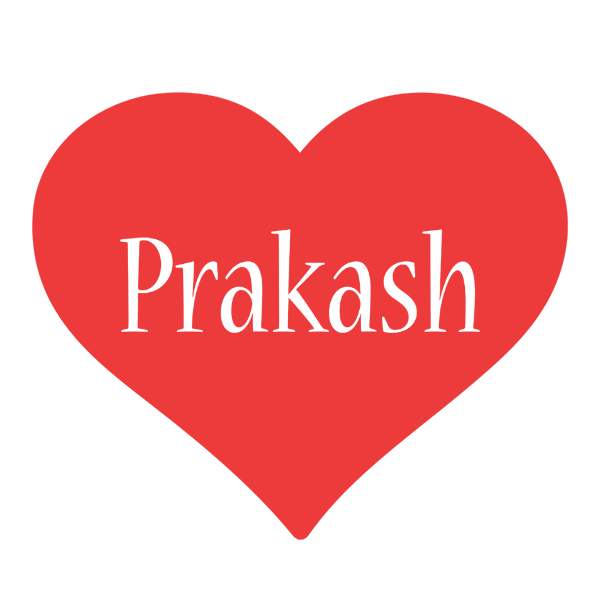 Prakash love logo