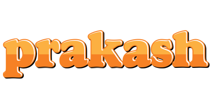 Prakash orange logo