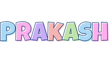 Prakash pastel logo